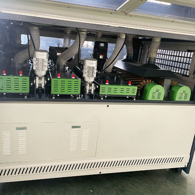 木材ブラシング砂磨き磨き機 9 パースのディスクトレイブラシと 1.5KW モーター