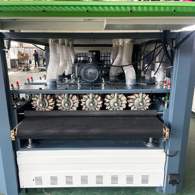 木材ブラシング砂磨き磨き機 9 パースのディスクトレイブラシと 1.5KW モーター