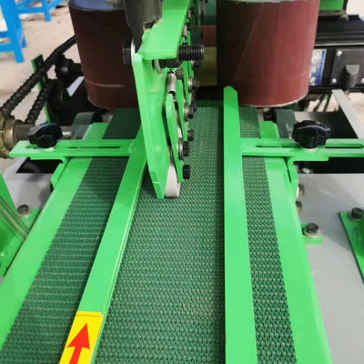 高級自動 木製ブロック 4 面砂磨機 双圧ロール