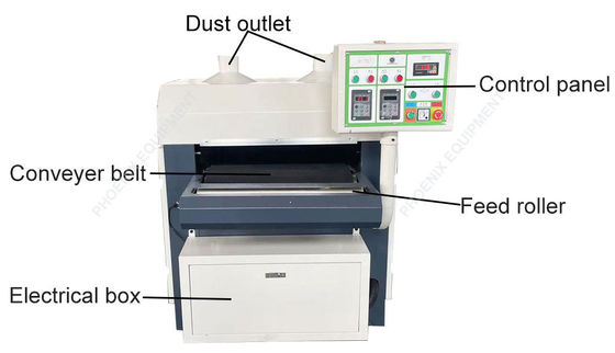 完全に自動的な木製タンブラー 磨きブラシ 最大加工幅1000mm