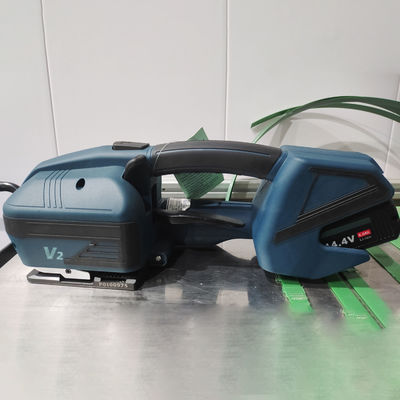 バッテリー駆動のPP/PET プラスチックベルト ハンドヘルドストラッピングツール 重いアパレルV2