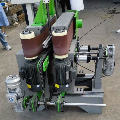 固形木/プラスチック/複合材の二面磨き機 最大幅150mm
