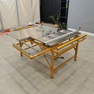 粉末のない折りたたむ滑りテーブルパネル 木工用の切断機 長さ2800mmまで