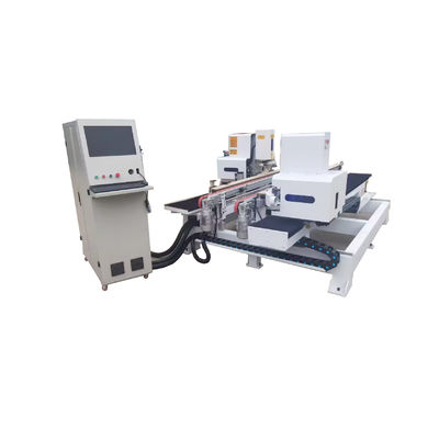 高容量 2000KG 双線番号 CNC 木製ドアロックホールモルティングマシン