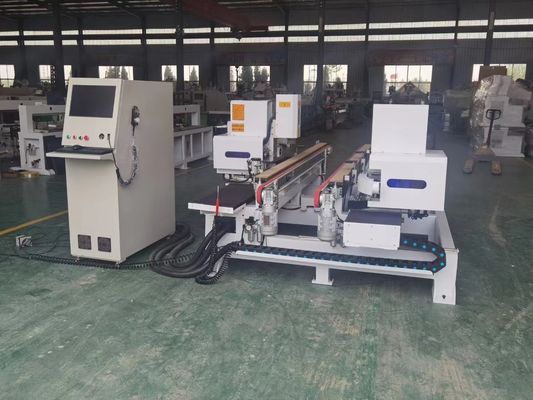 高容量 2000KG 双線番号 CNC 木製ドアロックホールモルティングマシン