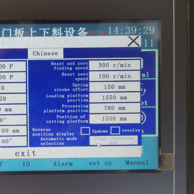 木製ドア生産ライン 270度回転角度を持つ材料処理機器