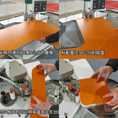 10.8m/min パネル入力速度 W3 木工用の自動ミニエッジバンドリングマシン