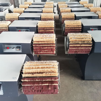 木材砂磨機 固木家具を磨くためのダブルヘッドドラムブラシ