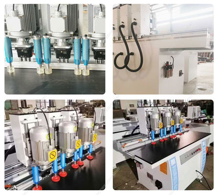 1.5kw*3 アルミプロフィールヒンジとミニ掘削機 多軸深穴掘削用