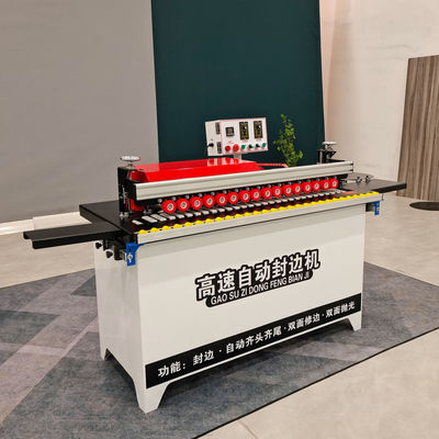 4kWの電力と完全自動機能の小さな木工エッジバンドリングマシン