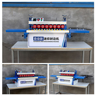木工用のエッジバンド機械 ミニオートカーブと直線 双重用途
