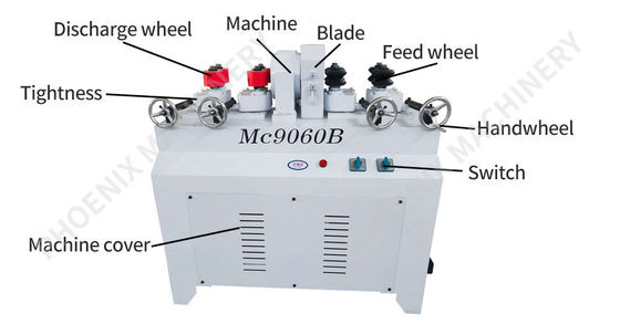 3KW メインモーター MC9060B 310kg 容量を持つ木のバームスティックモップスティック製造マシン