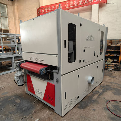 強力な800mm自動金属デブリングチャムフェリング砂砂機 7.5kw*2 電力