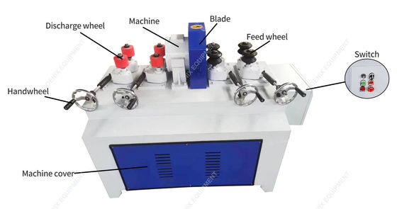 1.1KW 給電モーター周波数制御 丸棒加工機械 木製モップバー