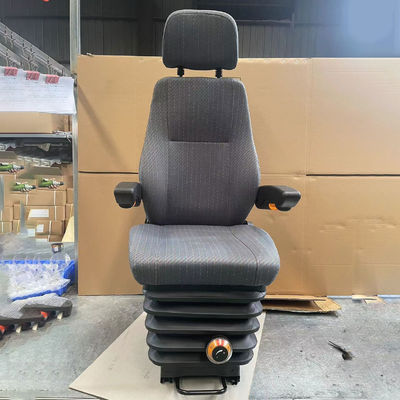 機械式ショック吸収器と二重アームレスト付きの調整可能な掘削機の運転席
