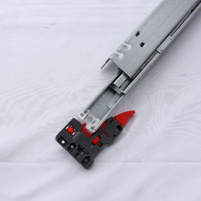 引き出しの下部キャビネット 3つ折り隠されたバッファ スライド 郵便包装 370mm ミニ キャビネット深さ