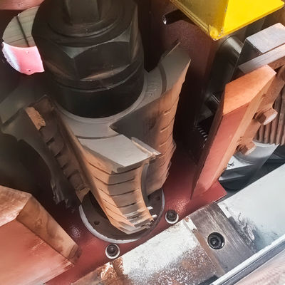 120mm マックス. 作業厚さ 木材平面 180mm 木材プロファイルライン鋳造機
