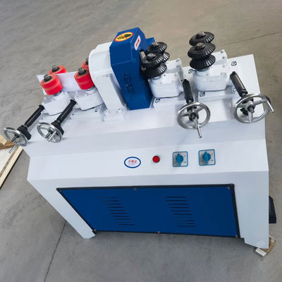 4kW パワー ダブルインとダブルアウト 調整可能な厚さ モップ 丸い 木製棒マシン