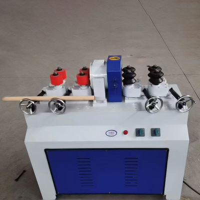 4kW パワー ダブルインとダブルアウト 調整可能な厚さ モップ 丸い 木製棒マシン
