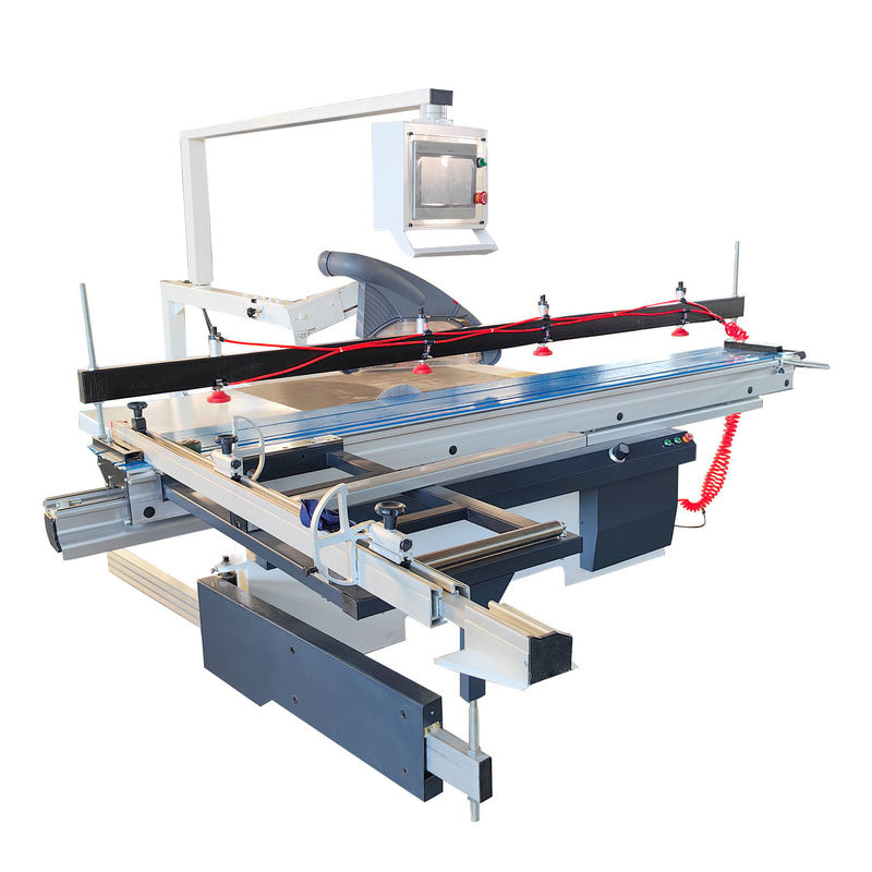 8000r/min スコアングスピード CNC-6132 建設作業用のダブルブレード スライディングテーブルソー