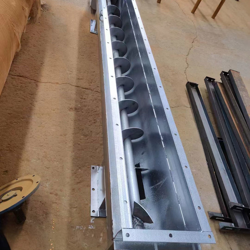 5000*350*460mm U形穀物スクリューコンベア 麦玉米 米パッド輸送