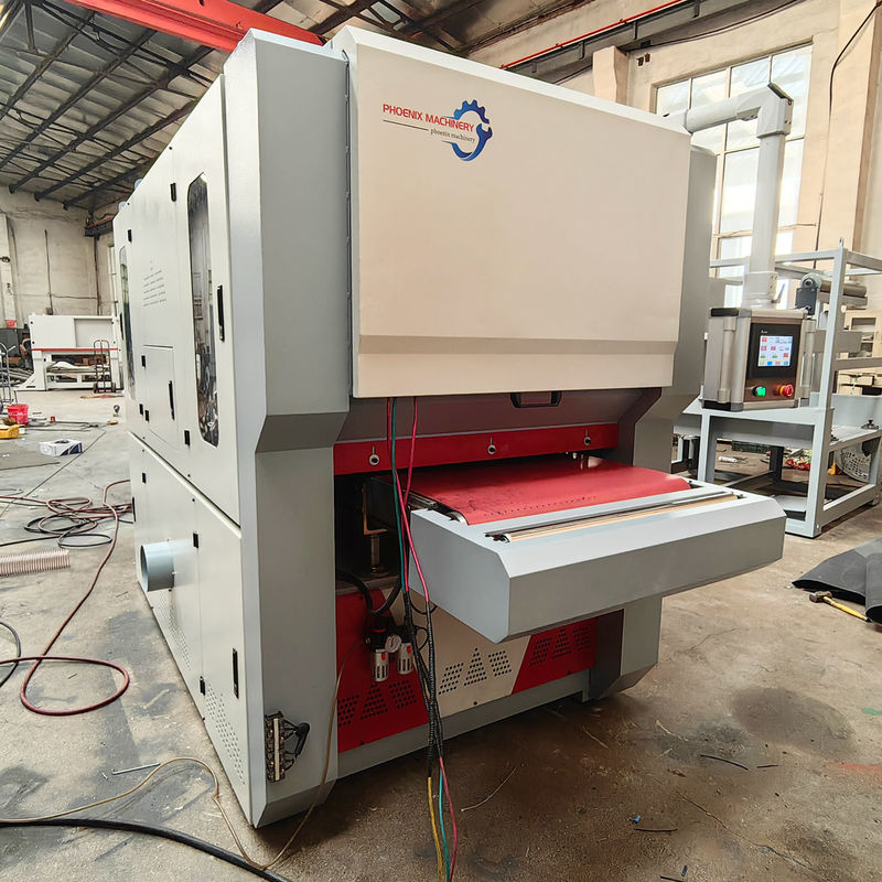 2700 KG 重量 R-G4-R800 自動フラットメタルのデブリングとチャムフェリングポーリングマシン