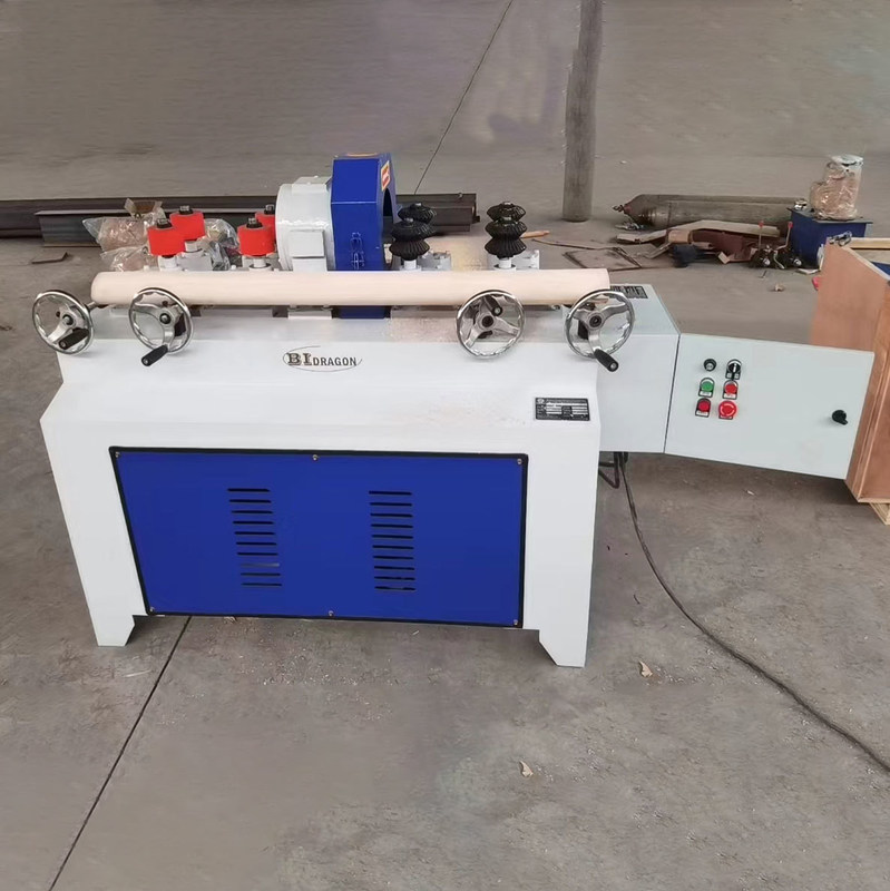 1.1KW 給電モーター周波数制御 丸棒加工機械 木製モップバー