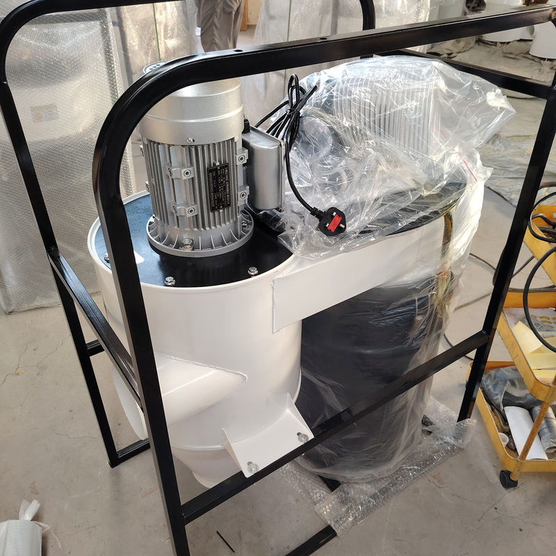 木工工業用小型サイクロン粉塵収集機 総サイズ 900*550*2000mm