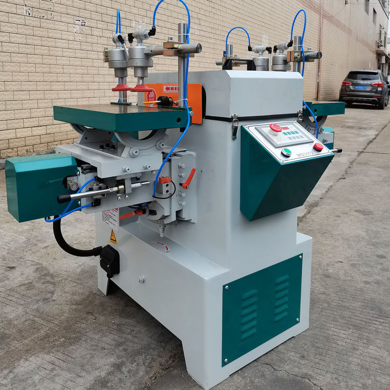 480 KG 木材モルティシング マシン MS3112 CNC ホリゾナルのダブルエンドテンンとグルーブマシン